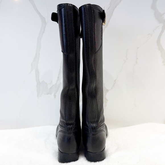 Prada Leather Riding Boots Sz 6.5 - Picture 9 of 16